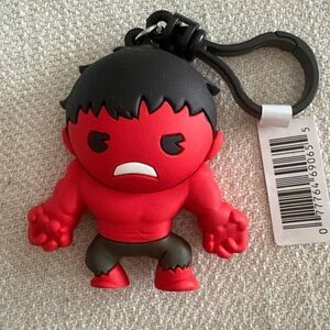 Captain America * Red Hulk Clip * Blind Bag Key Chain Monogram